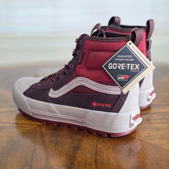 Vans MTE Sk8-Hi GORE-TEX Hiking Boots Insulated Shoe Bitter Chocolate Brown Sz 7 - Picture 5 of 14